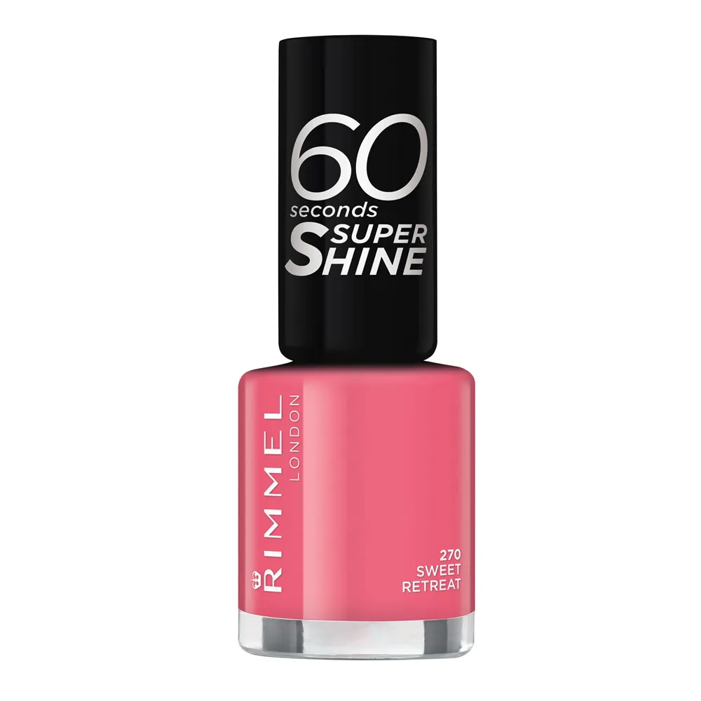 [103675] Rimmel London 60 Seconds Super Shine Nail Lacquer 270 Sweet Retreat