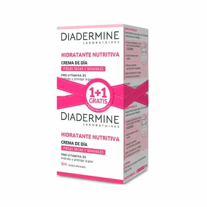 [30980] Diadermine Nourishing Moisturizing Day Cream 50ml Set 2 Parti