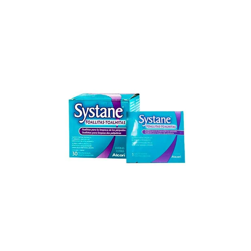 [251698] Alcon Systane Lingettes Humides Stériles 30 Unités