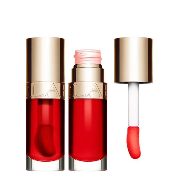[295538] Clarins Lip Comfort Oil 08 Strawberry 7ml