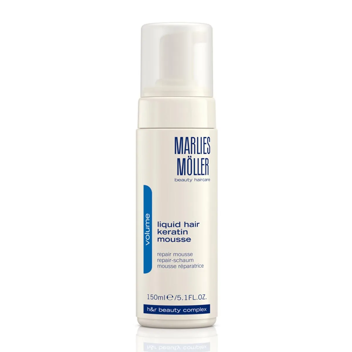 [66750] Marlies Moller Volume Liquid Hair Keratin Mousse 150ml