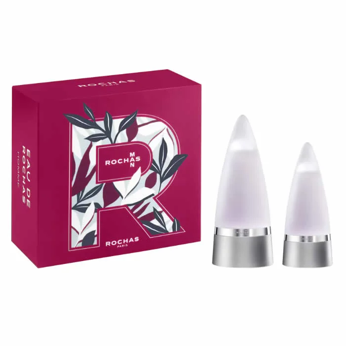 [381501] Rochas Man Eau De Toilette Spray 100ml Set 2 Parti