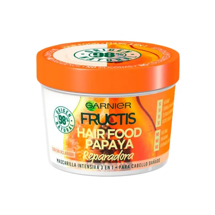 [145398] Garnier Fructis Hair Food Papaya Masque De Réparation 390ml