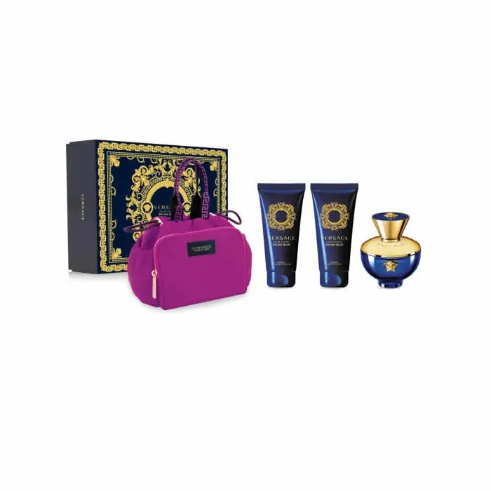 [348293] Versace Dylan Blue Pour Femme Eau De Parfum Spray 100ml Set 4 Parti