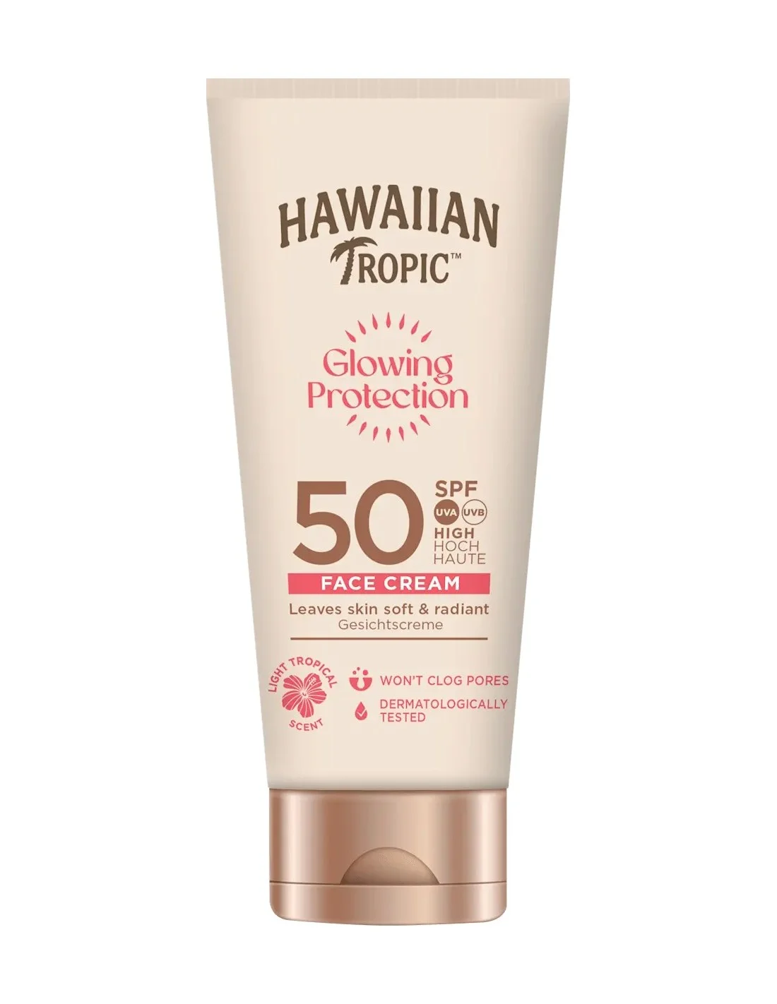 [384301] Hawaiian Tropic Glowing Protection Face Cream Spf50 50ml