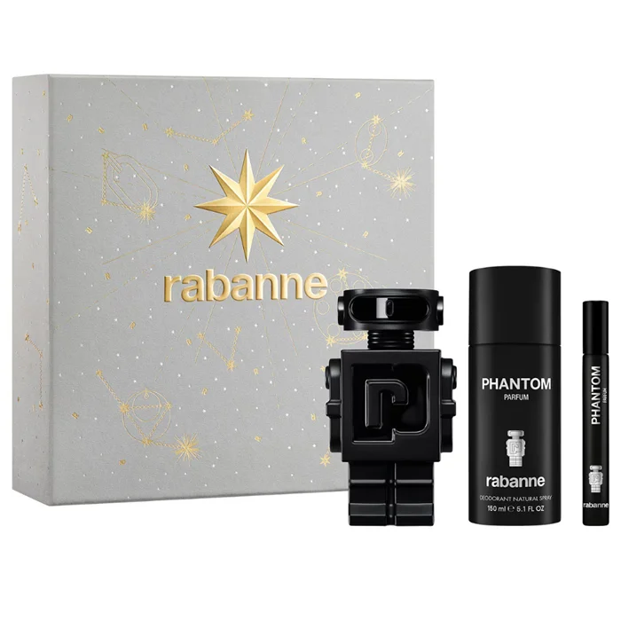 [400092] Rabanne Phantom Eau De Parfum Spray 100ml Set 3 Parti