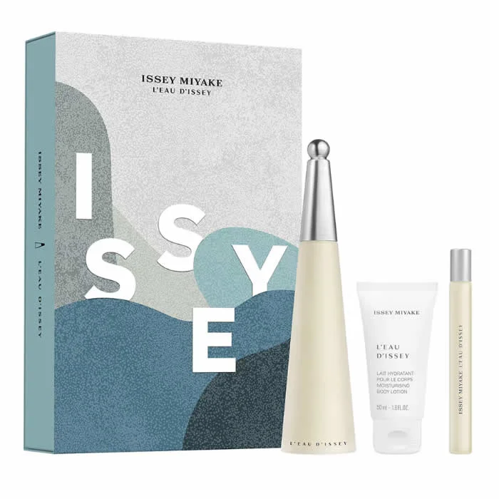 [400458] Issey Miyake L'Eau D'Issey Eau De Toilette Spray 100ml Set 3 Parti