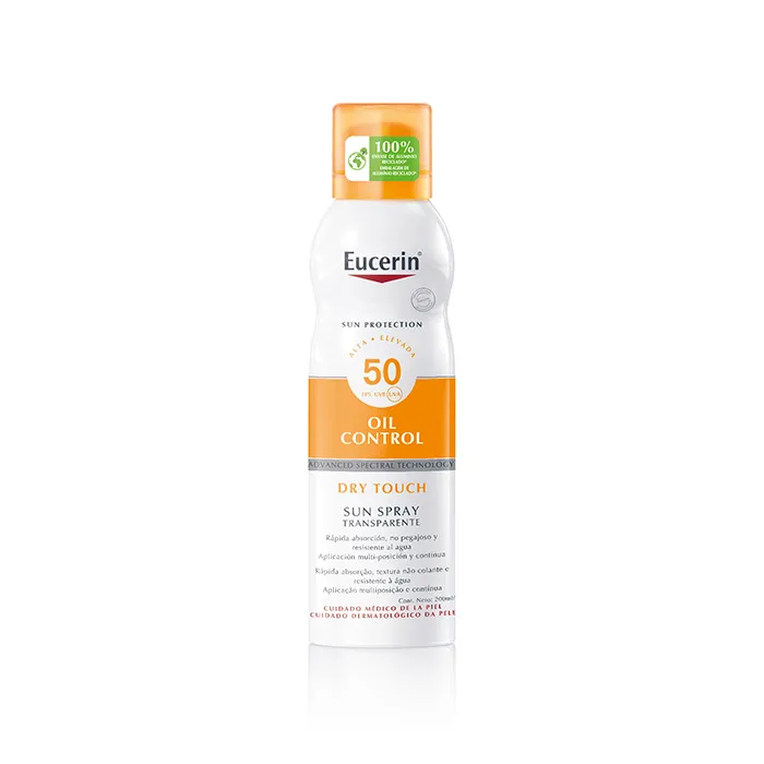 [85205] Eucerin Spray Solaire Transparent  Toucher Sec Spf50 200ml