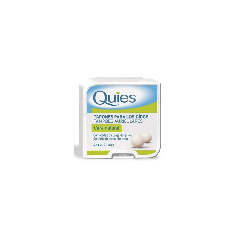 [167586] Optik Deiters Quies Wax Plugs 16 Unités