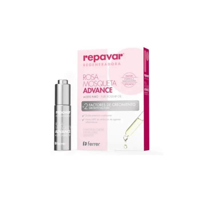 Repavar Regeneradora Aceite Puro Rosa Mosqueta 15ml
