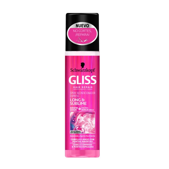 [190994] Schwarzkopf Gliss Long And Sublime Conditionneur Spray Express 200ml