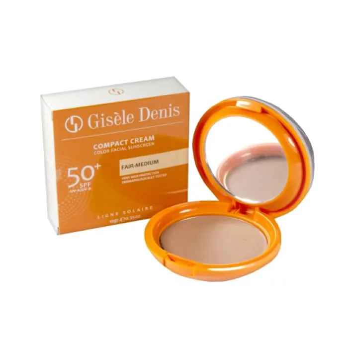 [219943] Gisèle Denis Compact Facial Sunscreen Cream Spf50 + Fair-Medium Tone 10g