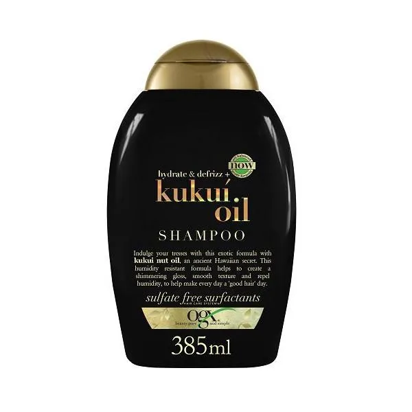 [303786] Ogx Kukui Oil Anti-Frizz Hair Shampoo 385ml