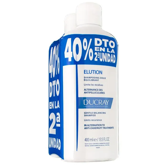 [330992] Ducray Elution Shampooing Traitant DermoProtecteur 2x400ml