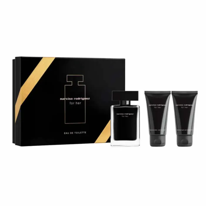 [333372] Narciso Rodriguez For Her Eau De Toilette Spray 50ml Set 3 Parti