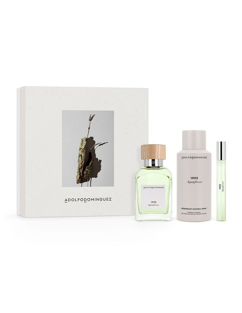 Adolfo Dominguez Agua Fresca De Hombre toaletní voda 120 ml Toaletní voda ve spreji 10 ml Desodorante 150 ml výparník