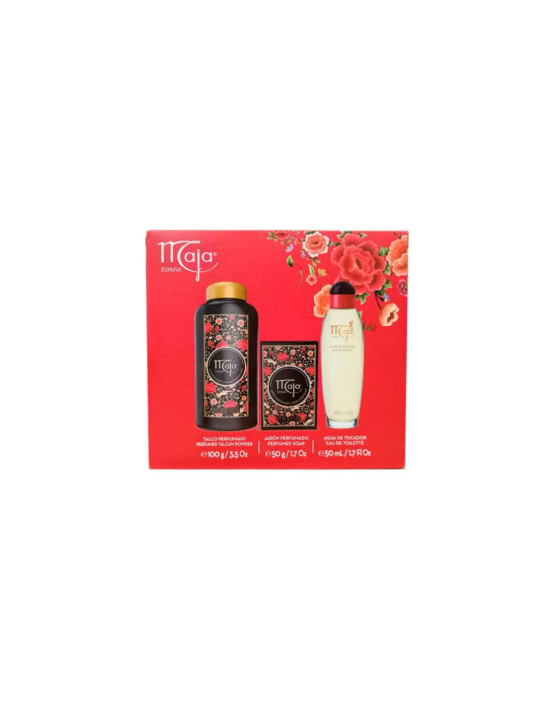 [400259] Maja Edt Spray 50ml Talco 100g Jabon 50grsets