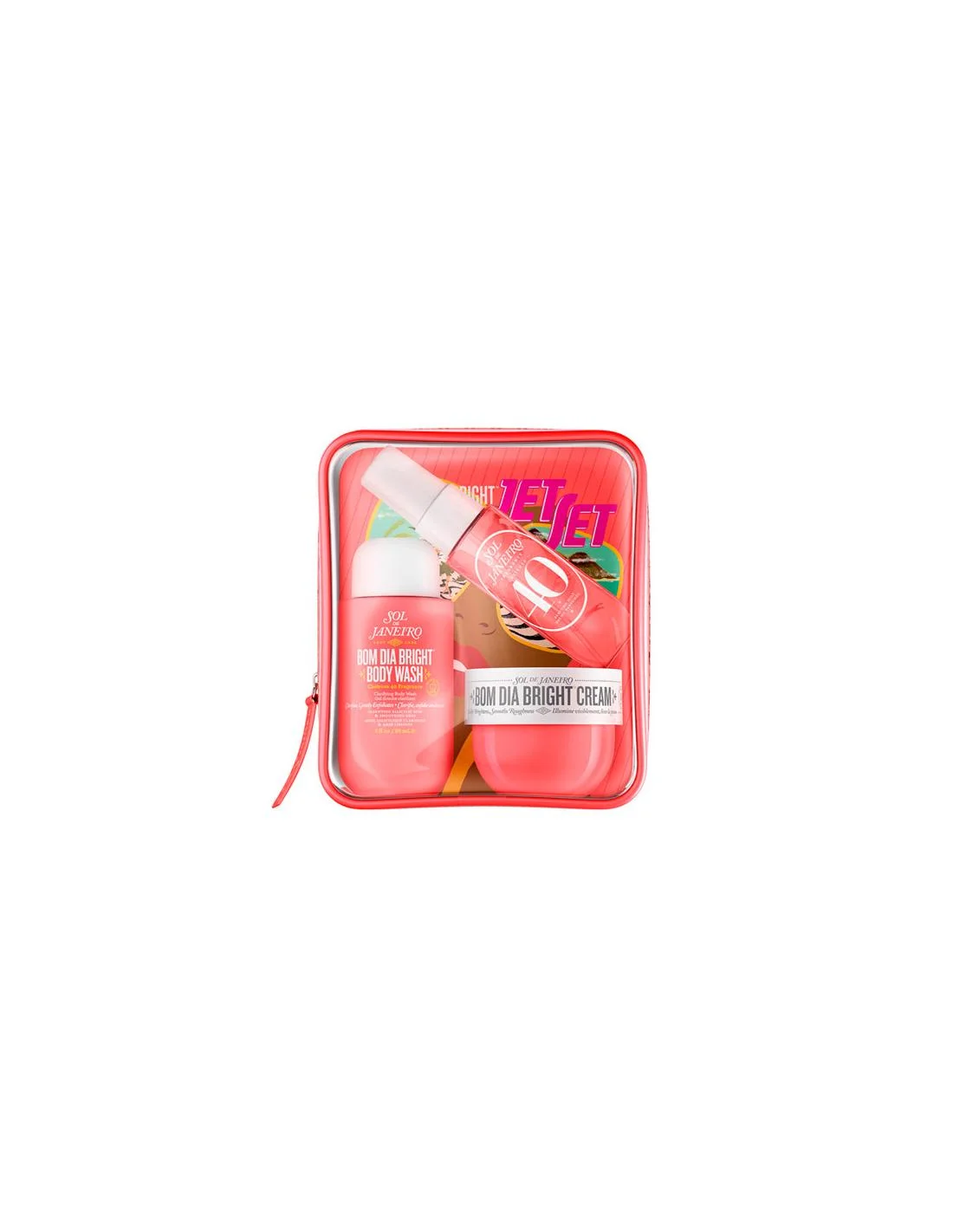 [400553] Sol De Janeiro Bom Dia Bri Grht Jet Set Wash 90ml Cream 50ml Cheirosa 40 Mist 30ml