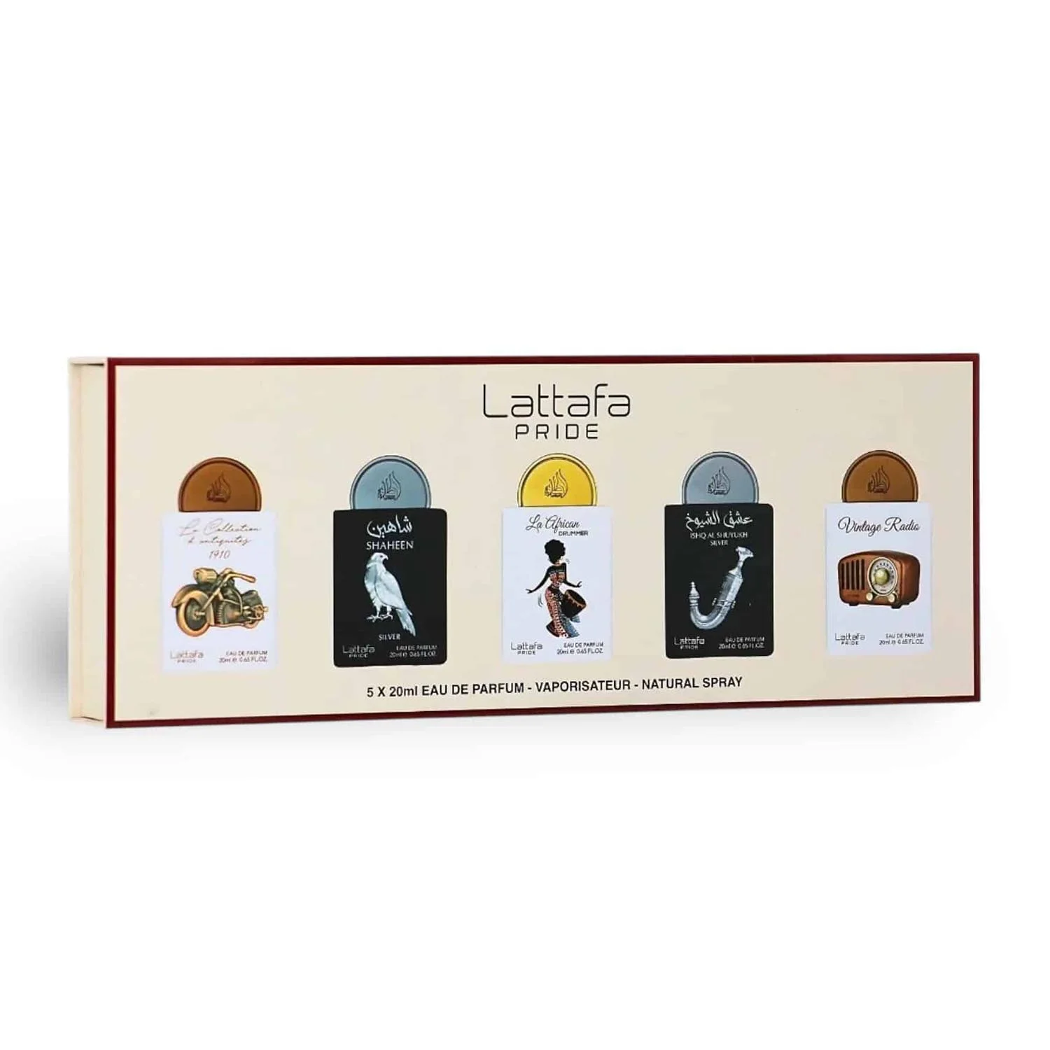 [409030] Set Lattafa Pride Collection N5 Edp 5 X 20ml