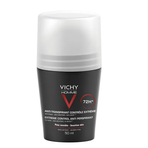 [5062] Vichy Homme Intense Roll On Anti Perspirant 50ml