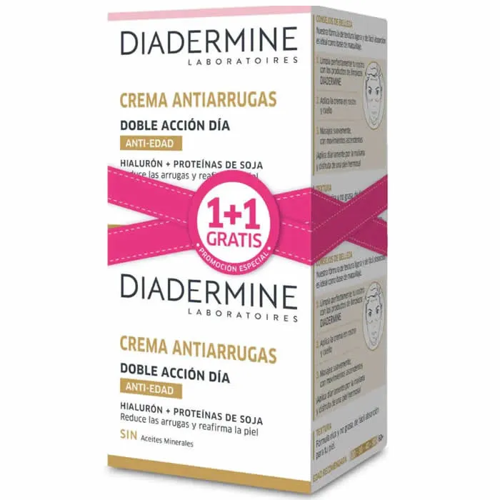 [30181] Diadermine Double Action Anti Wrinkle Day Cream 50ml Set 2 Pieces