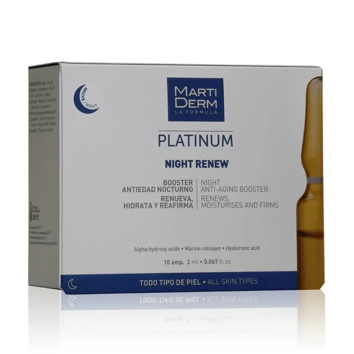 [48874] Martiderm Platinum Night Renew 10x2ml Ampoules