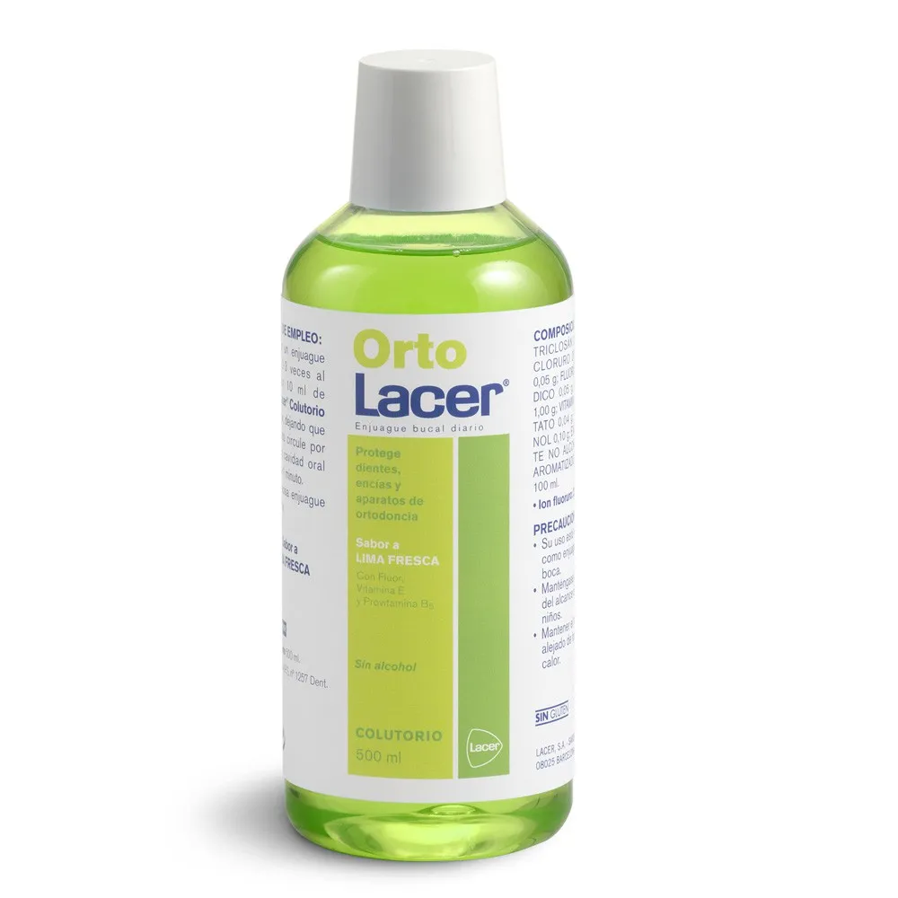 [49560] Ortolacer Bain De Bouche Citron Vert 500ml