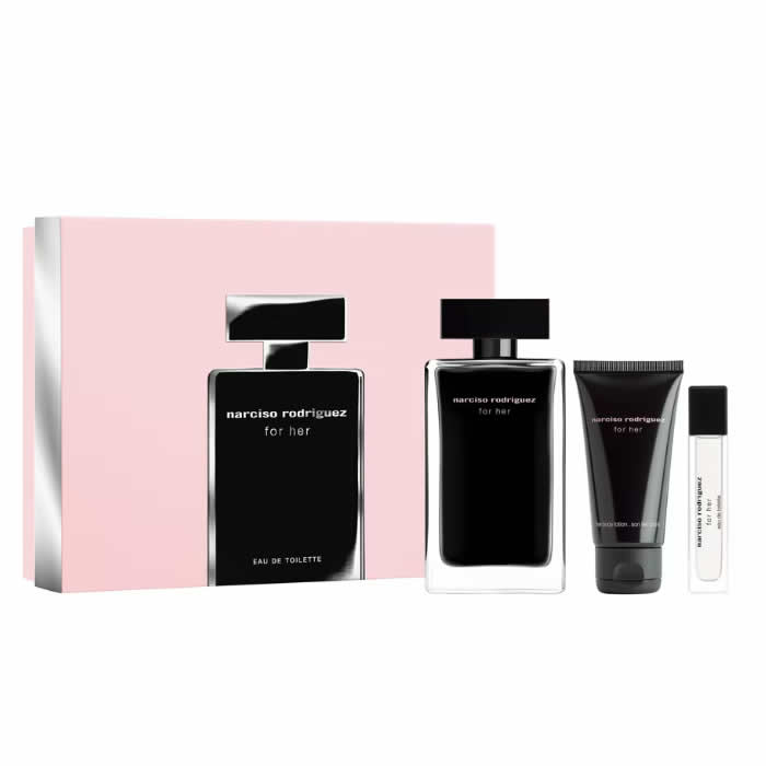 Narciso Rodriguez For Her Eau De Toilette Spray 100ml Кутия 3 продукта
