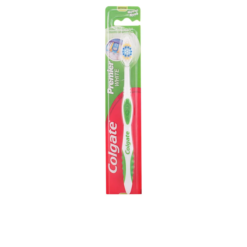 [67233] Colgate Premier White Medium Brosse À Dents 1 Unité