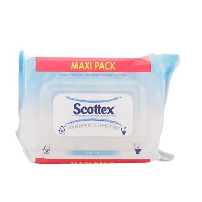 [67303] Scottex Papel Higiénico Húmedo Original 74 Unidades