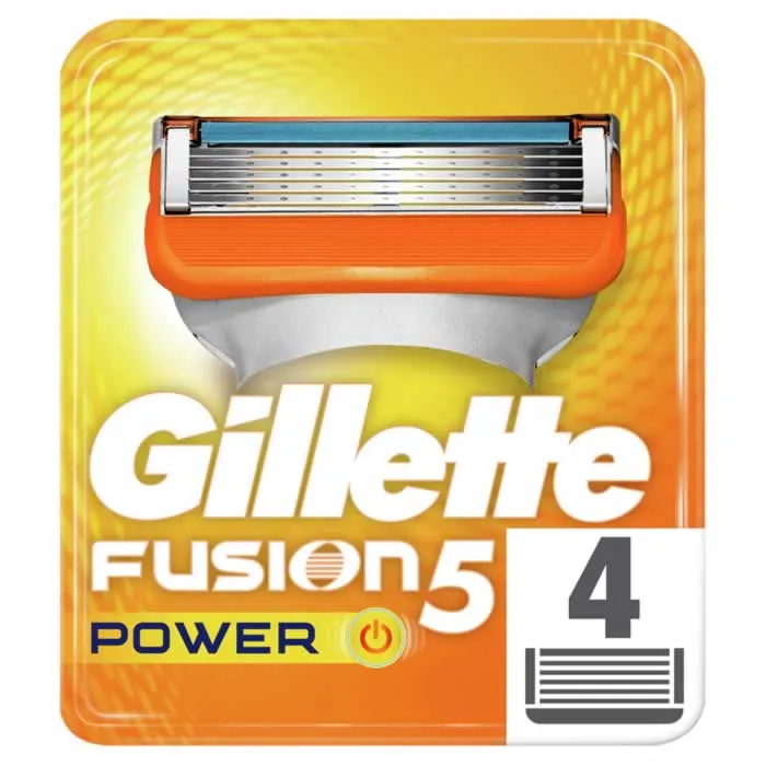 [77823] Gillette Fusion Power Recharge 4 Unités