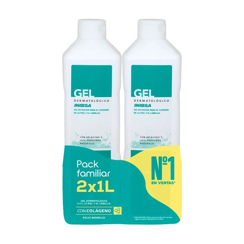 [91259] Inibsa Dermatologique Gel 2x1000ml