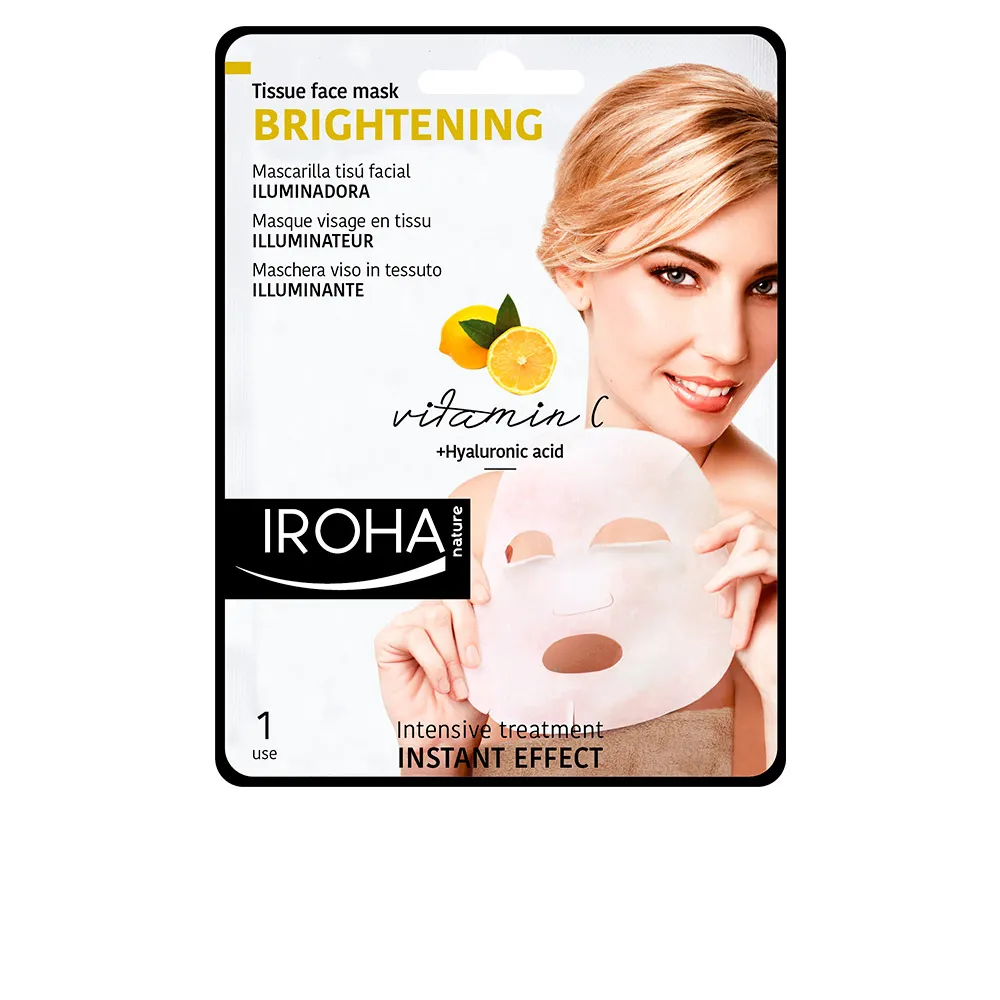 [94413] Iroha Nature Illuminatrice Maschera Viso In Tessuto Vitamina C 1 Unità