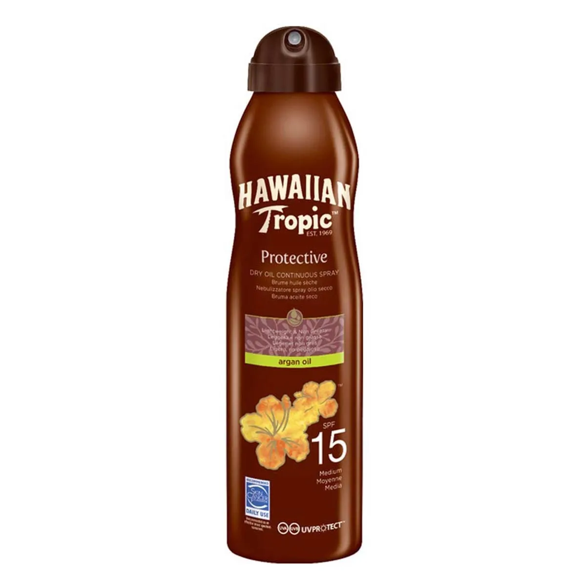 [97034] Hawaiian Tropic Dry Argan Oil Spf15 177ml
