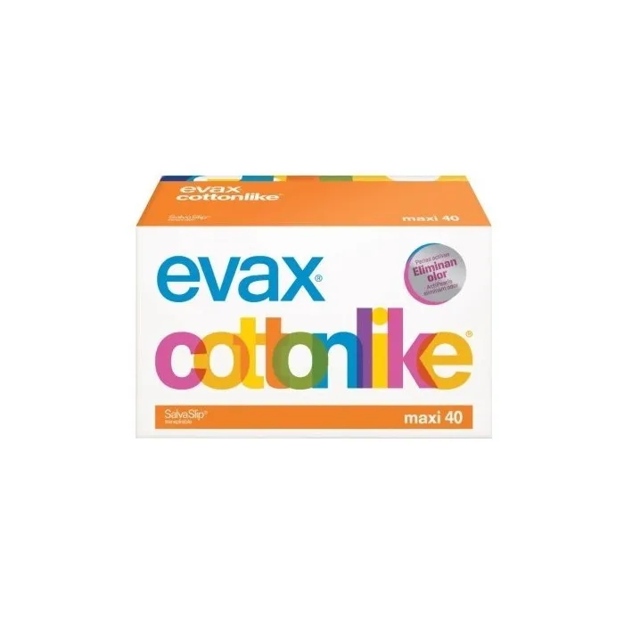 [125710] Evax Cottonlike Maxi Pantyliners 40 Units