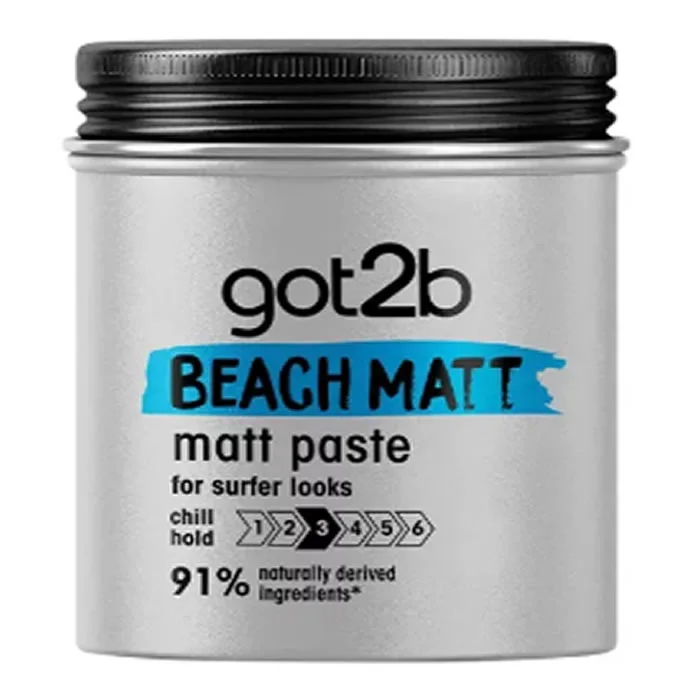 [181514] Schwarzkopf Got2b Beach Matt Cera Estilo Surfero 100ml