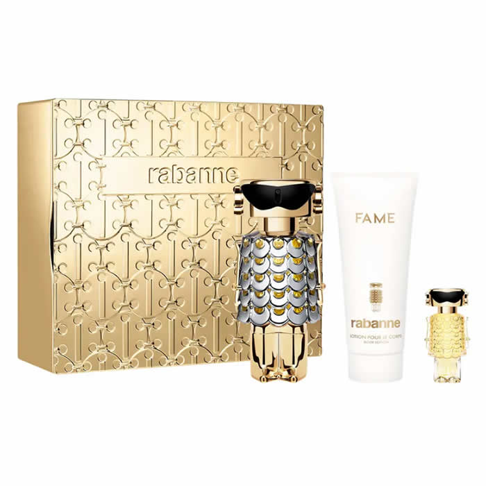  Paco Rabanne Fame Eau De Parfum Spray 80ml Caixa 3 Produtos