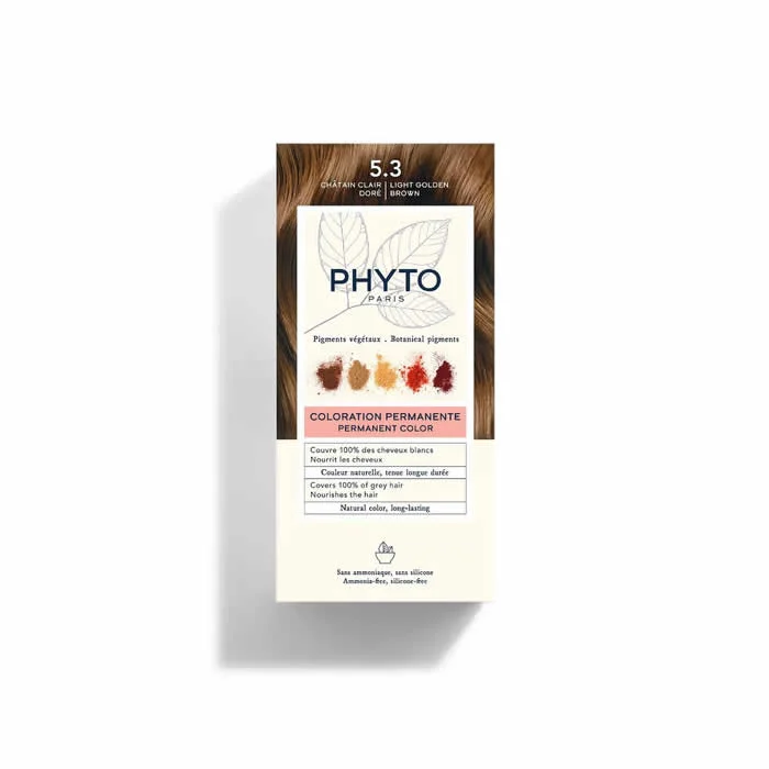 Phyto Hair Colour By Phytocolor 5.3 Chatain Clair Doré 180g