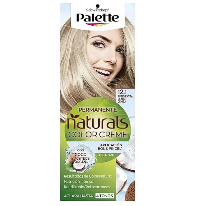 [218282] Schwarzkopf Palette Naturals Color Creme 12.1 Extra Light Ash Blonde