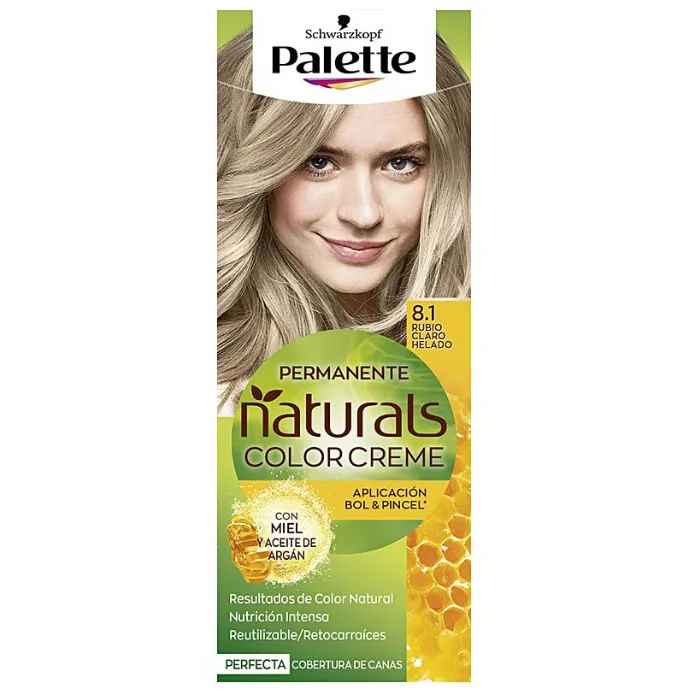 [218283] Schwarzkopf Palette Naturals Color Creme 8.1 Frosted Light Blonde