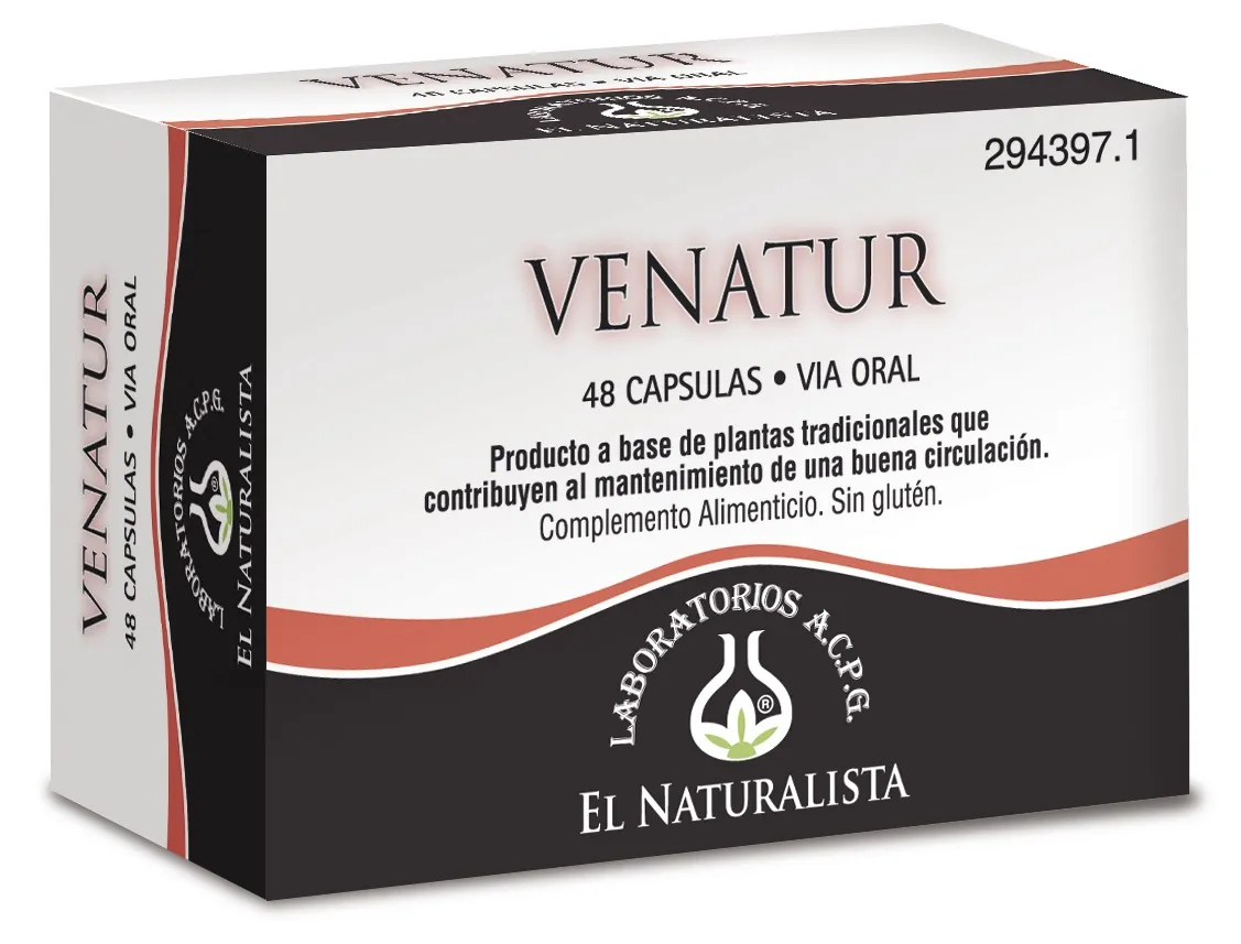 [237908] El Natural Venatur 48 Caps 375 Mg