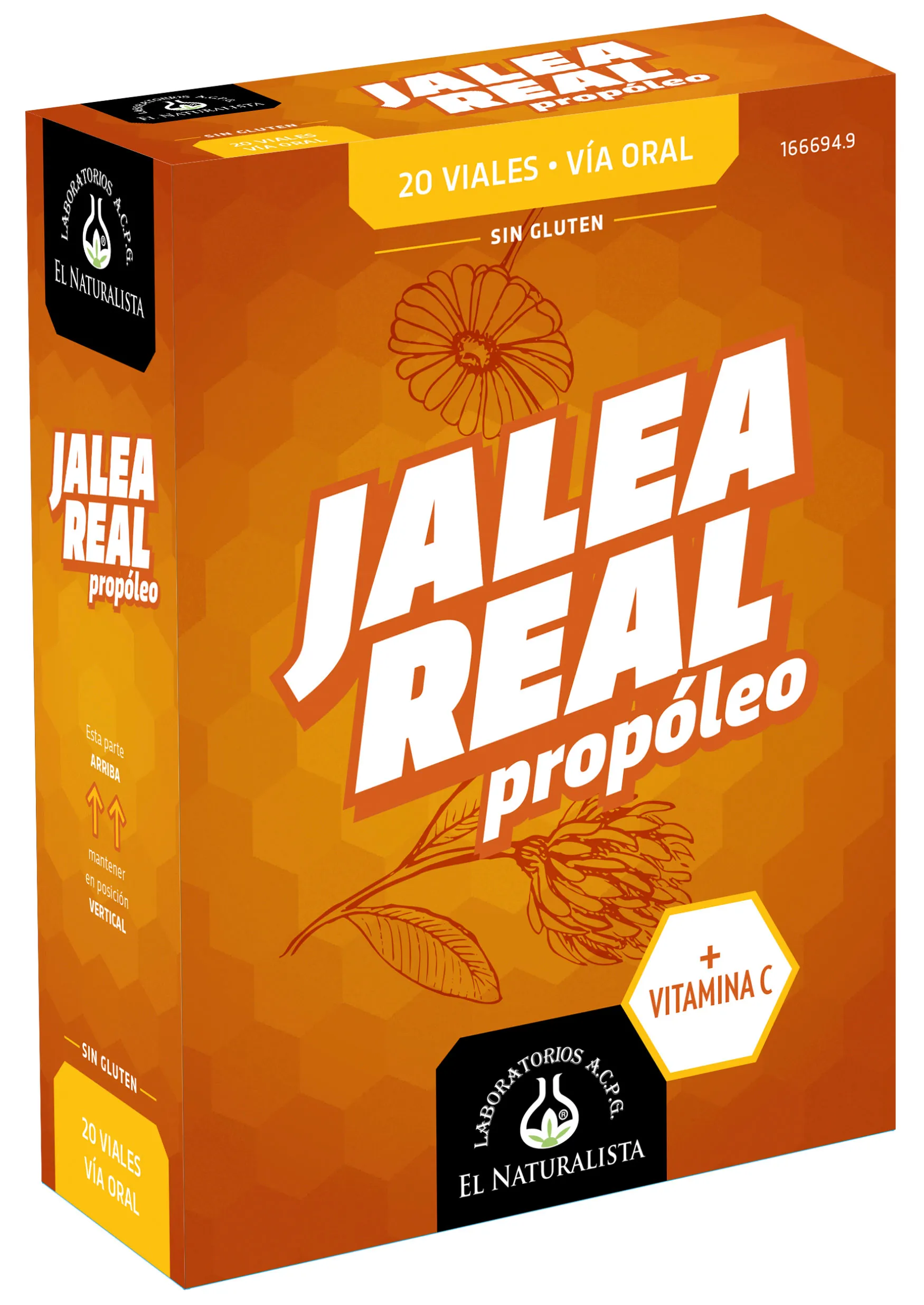 [237912] El Natural Jalea Real Adultos Con Propoleo 20 Viales Abre Fac