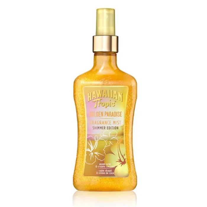 [244512] Hawaiian Tropic Golden Paradise Fragance Mist Shimmer Edition 250ml