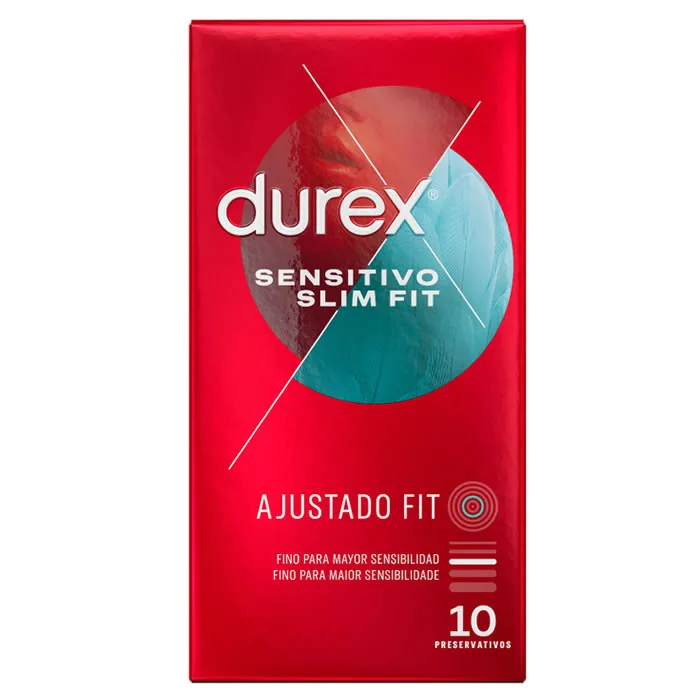 [244941] Durex Sensitive Slim Fit 10 Unidades