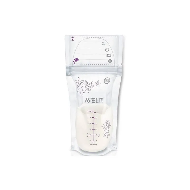 Avent Sachets De Conservation Du Lait 180ml 25 Sachets