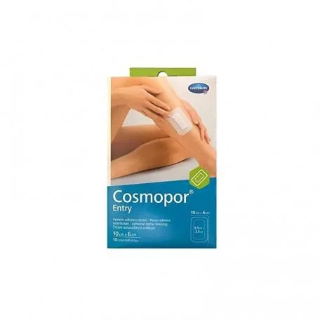 Cosmopor Entry Autocollant Adhésif 10X6cm 10 Unités