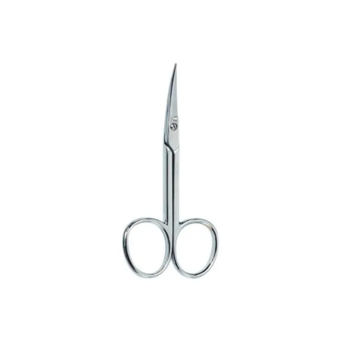 Beter Professional Curved Chrome Manicure Scissors for Cuticle
