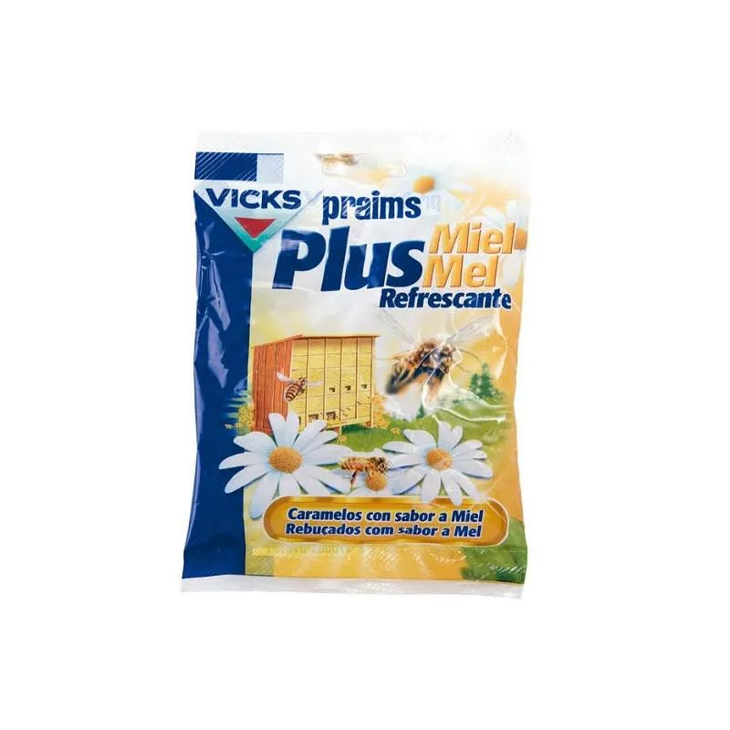 [252101] Vicks Praims Plus Honey Refreshing Candies 72g