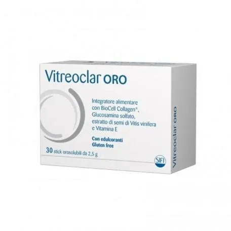 [252173] Vitreoclar Oro Sticks Orosolubles 30 Unidades Sifi