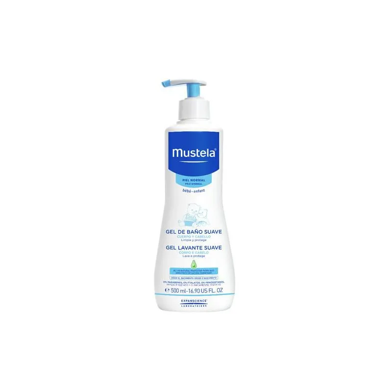 Mustela Gel  Baño Suave Con  Dosificador 500ml